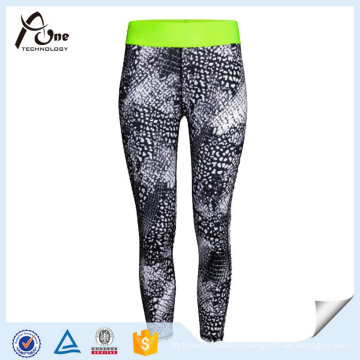 Sublimation Femmes Fitness Wear Sport Fitness Capris